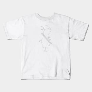 Samurai Doodle Kids T-Shirt